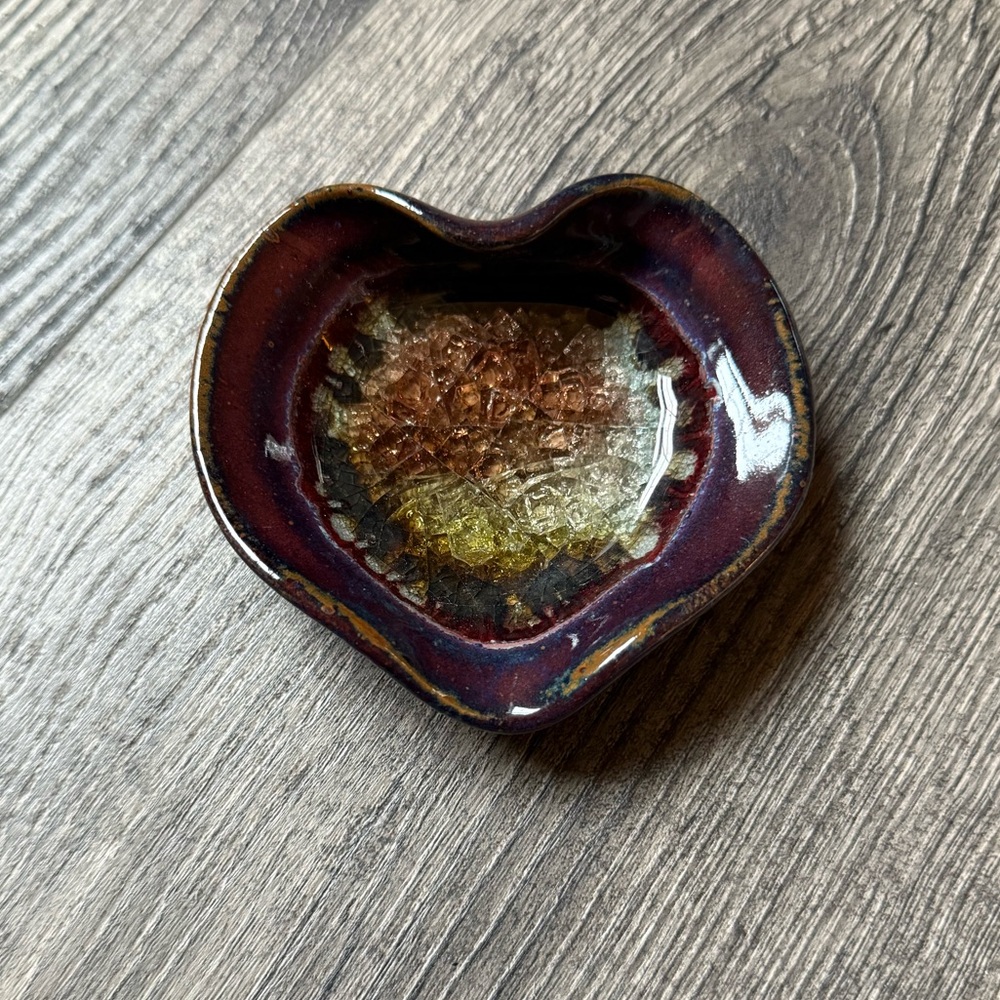 Handmade Heart Ring Dish